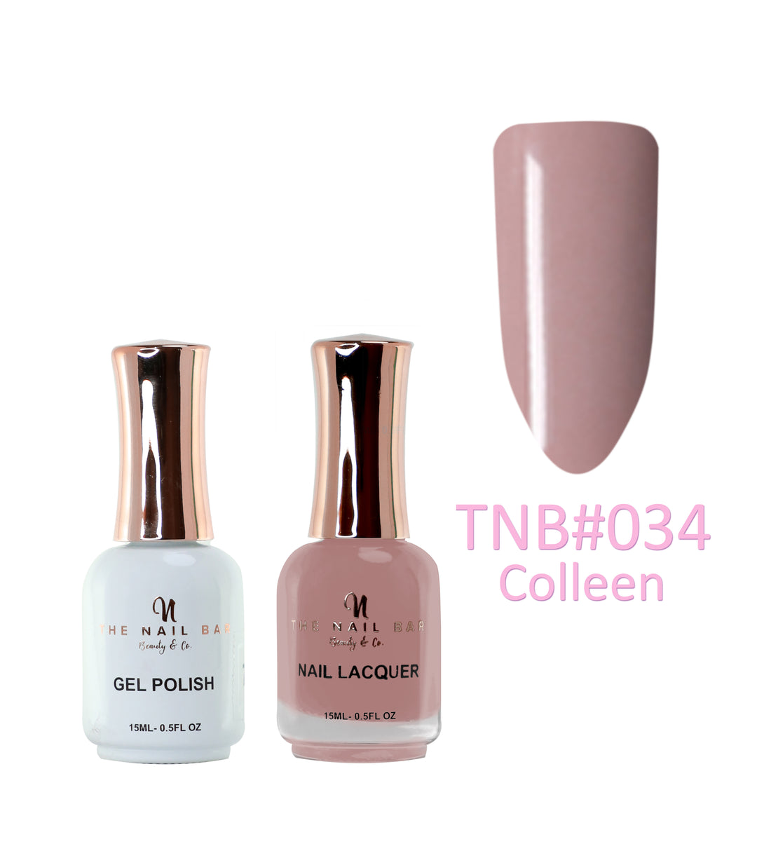 Dual Polish/Gel colour matching (15ml) - Colleen - The Nail Bar Beauty & Co.