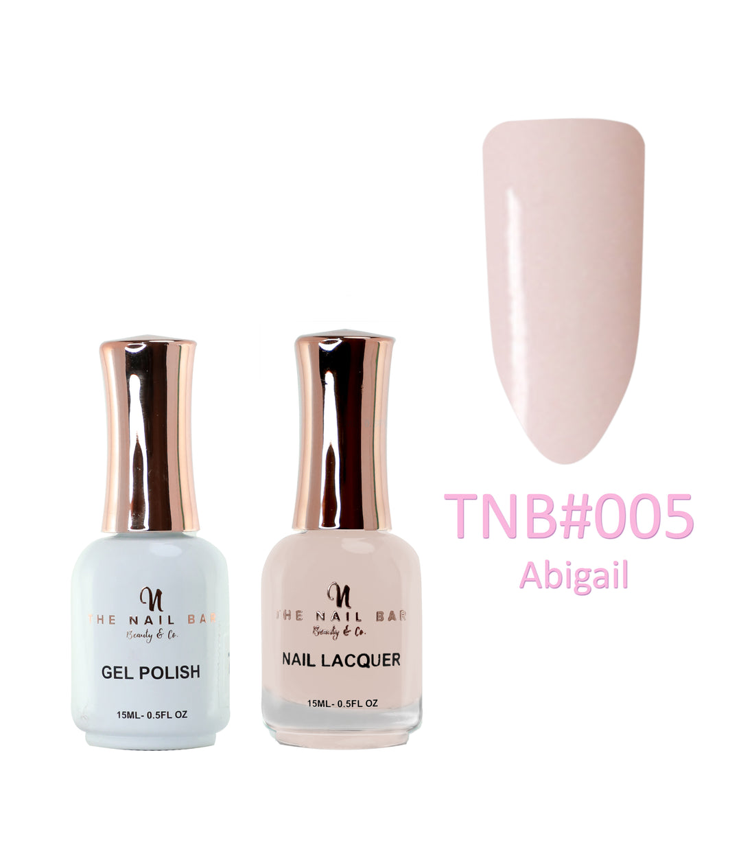 Dual Polish/Gel colour matching (15ml) - Abigail - The Nail Bar Beauty & Co.