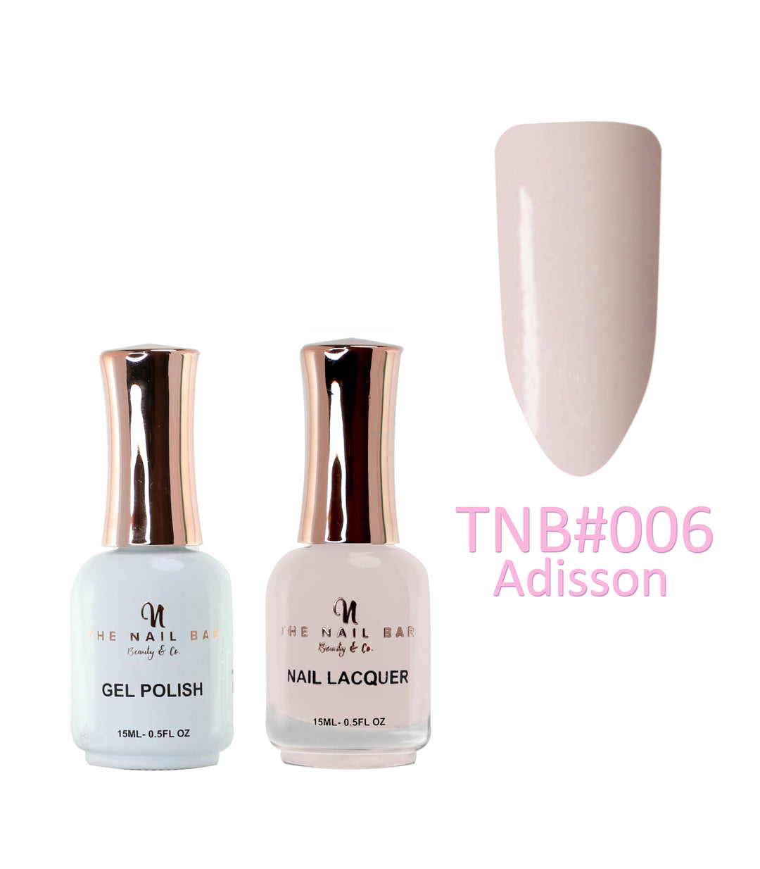 Dual Polish/Gel colour matching (15ml) - Adisson - The Nail Bar Beauty & Co.