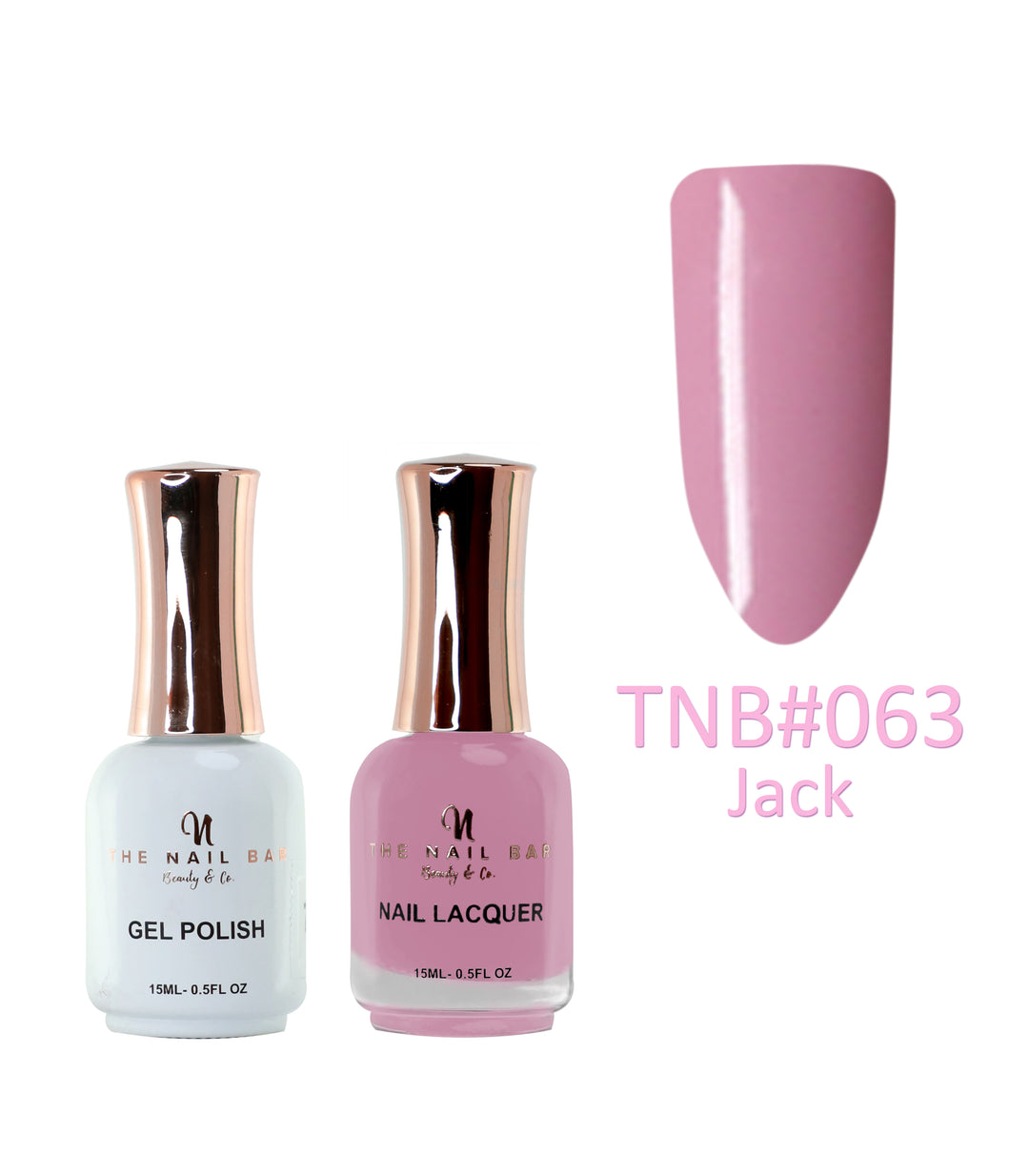 Dual Polish/Gel colour matching (15ml) - Jack - The Nail Bar Beauty & Co.