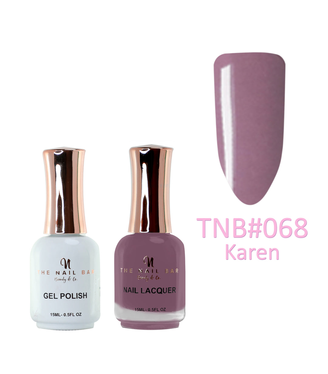 Dual Polish/Gel colour matching (15ml) - Karen - The Nail Bar Beauty & Co.
