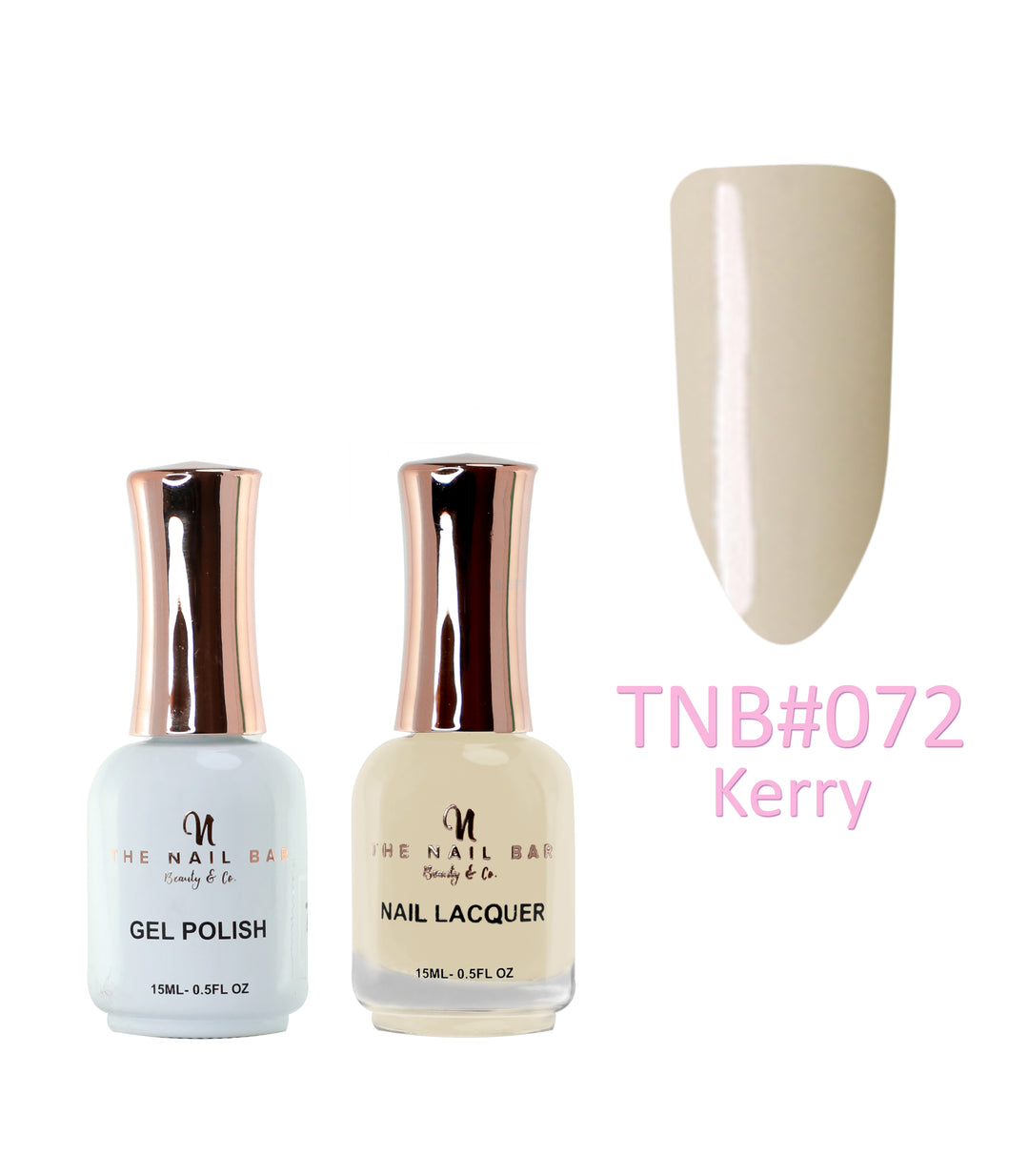 Dual Polish/Gel colour matching (15ml) - Kerry - The Nail Bar Beauty & Co.
