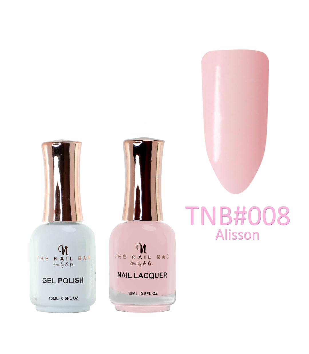 Dual Polish/Gel colour matching (15ml) - Alisson - The Nail Bar Beauty & Co.