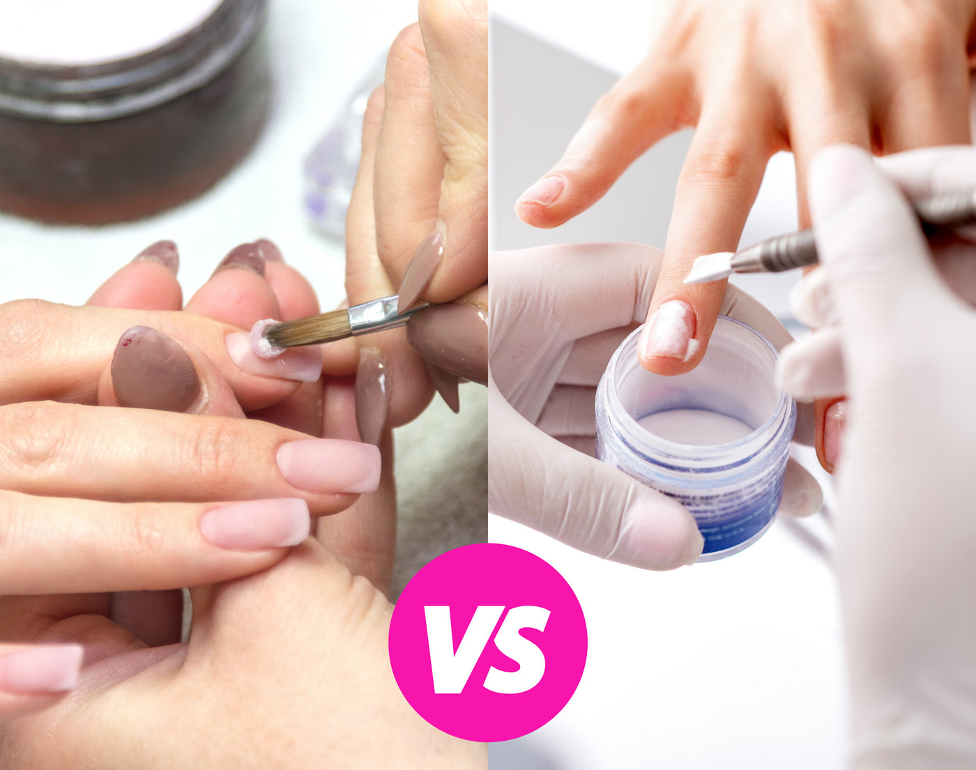 Differences Between Acrylic, Gel, SNS, and Shellac Nails
