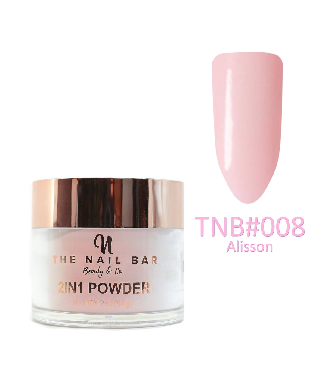 Colour 8 – Alisson — 2oz dipping and acrylic powder
