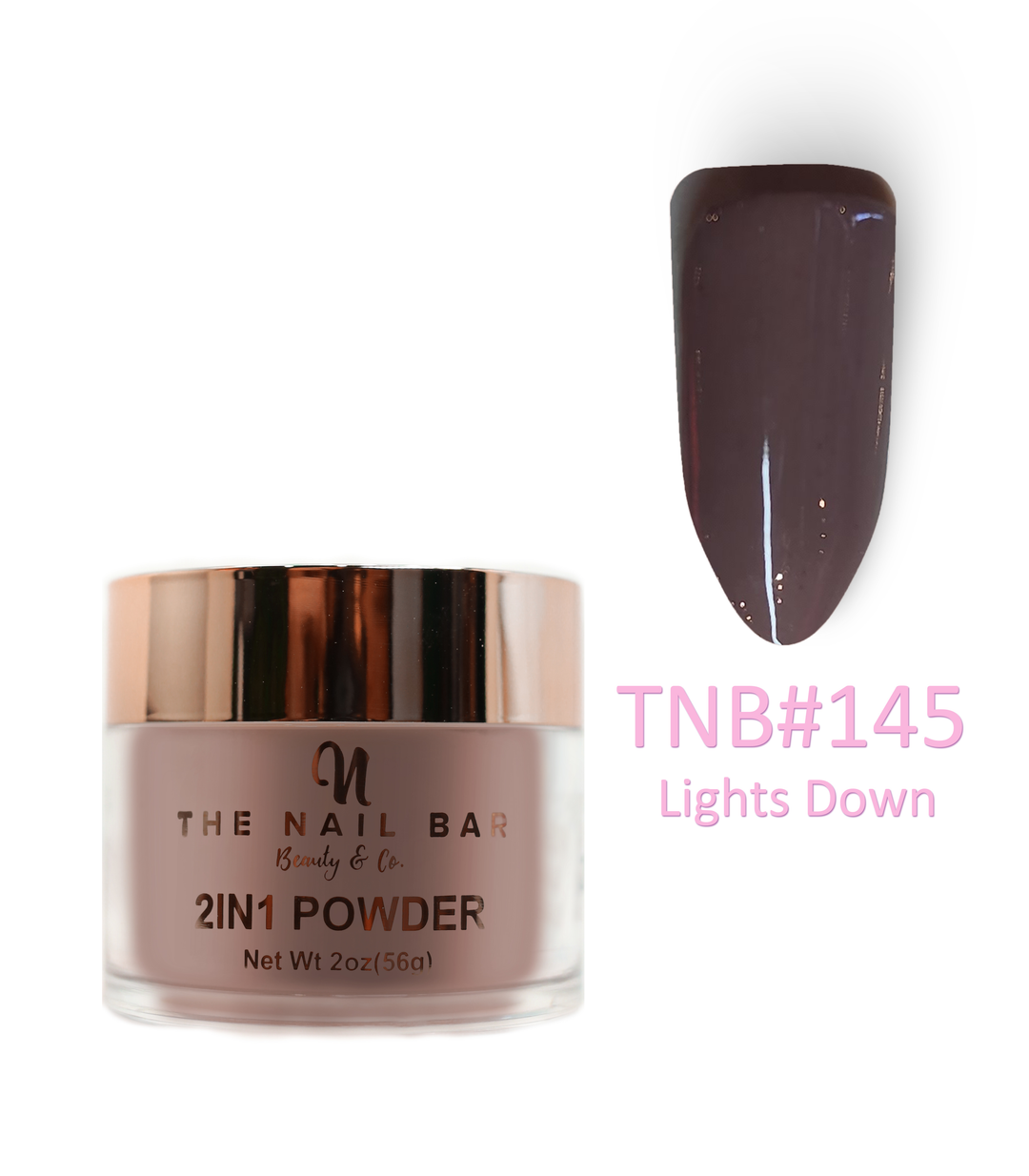 Colour 145 – Lights Down – 2oz dipping and acrylic powder