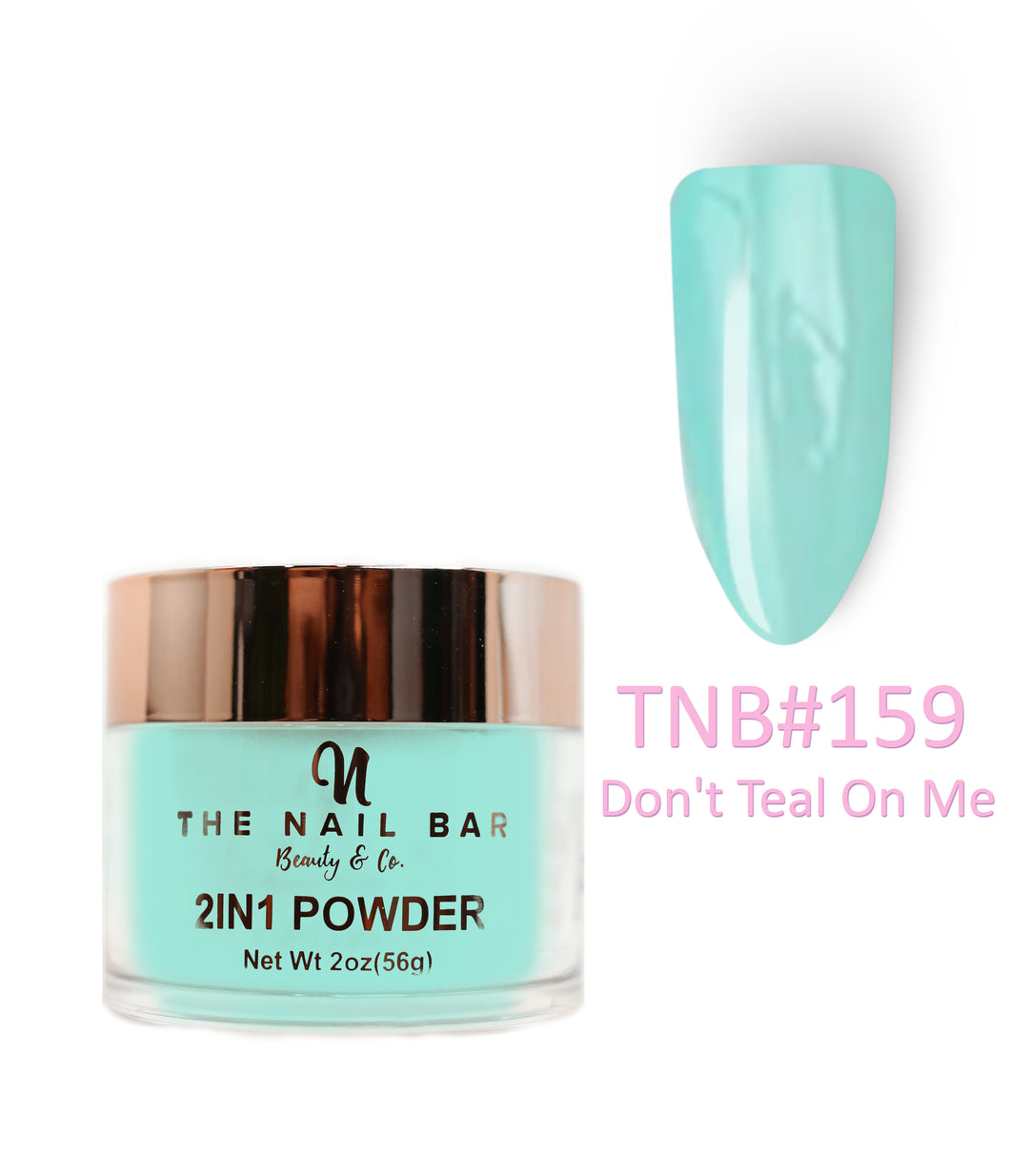 2-In-1 Dipping/Acrylic colour powder (2oz) - Don't Teal On Me