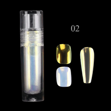 Holographic liquid magic mirror powder 6 colors chrome nails - The Nail Bar Beauty & Co.