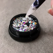 Nail art picker pencil rhinestones dotting pick up tool wax pen nail art - The Nail Bar Beauty & Co.