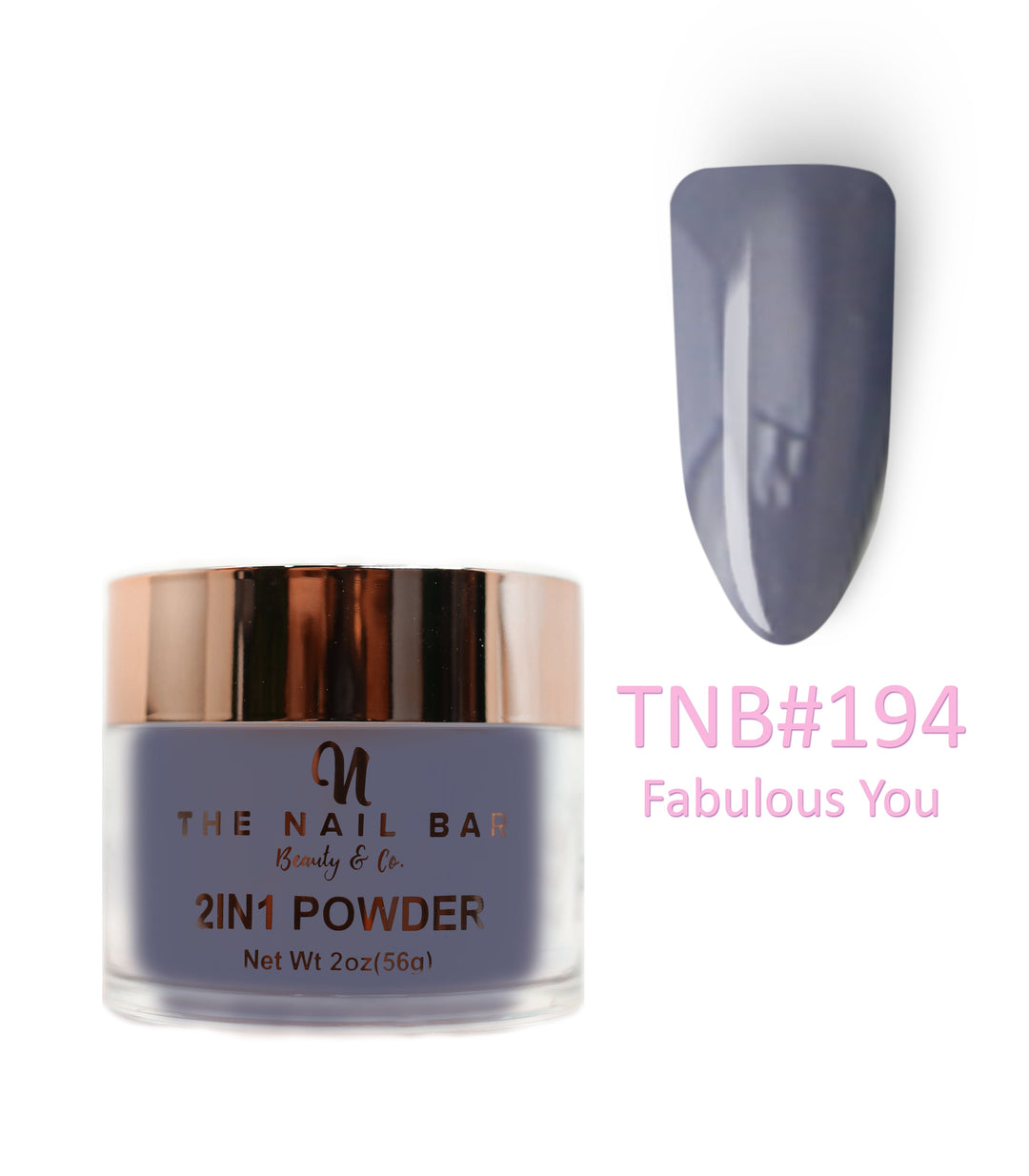 Colour 194 – Fabulous You – 2oz dipping and acrylic powder
