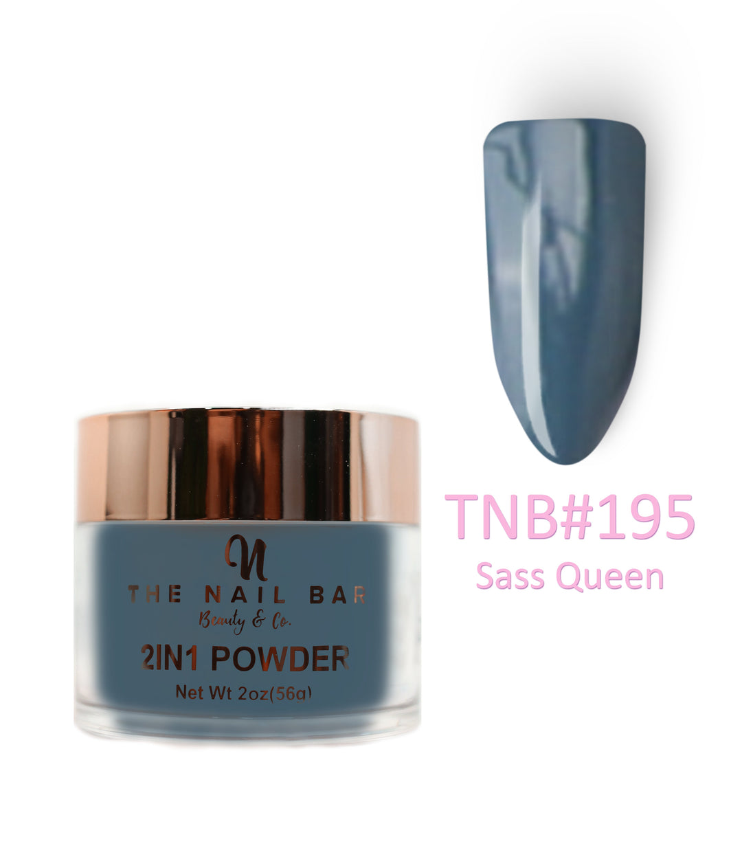 Colour 195 – Sass Queen – 2oz dipping and acrylic powder