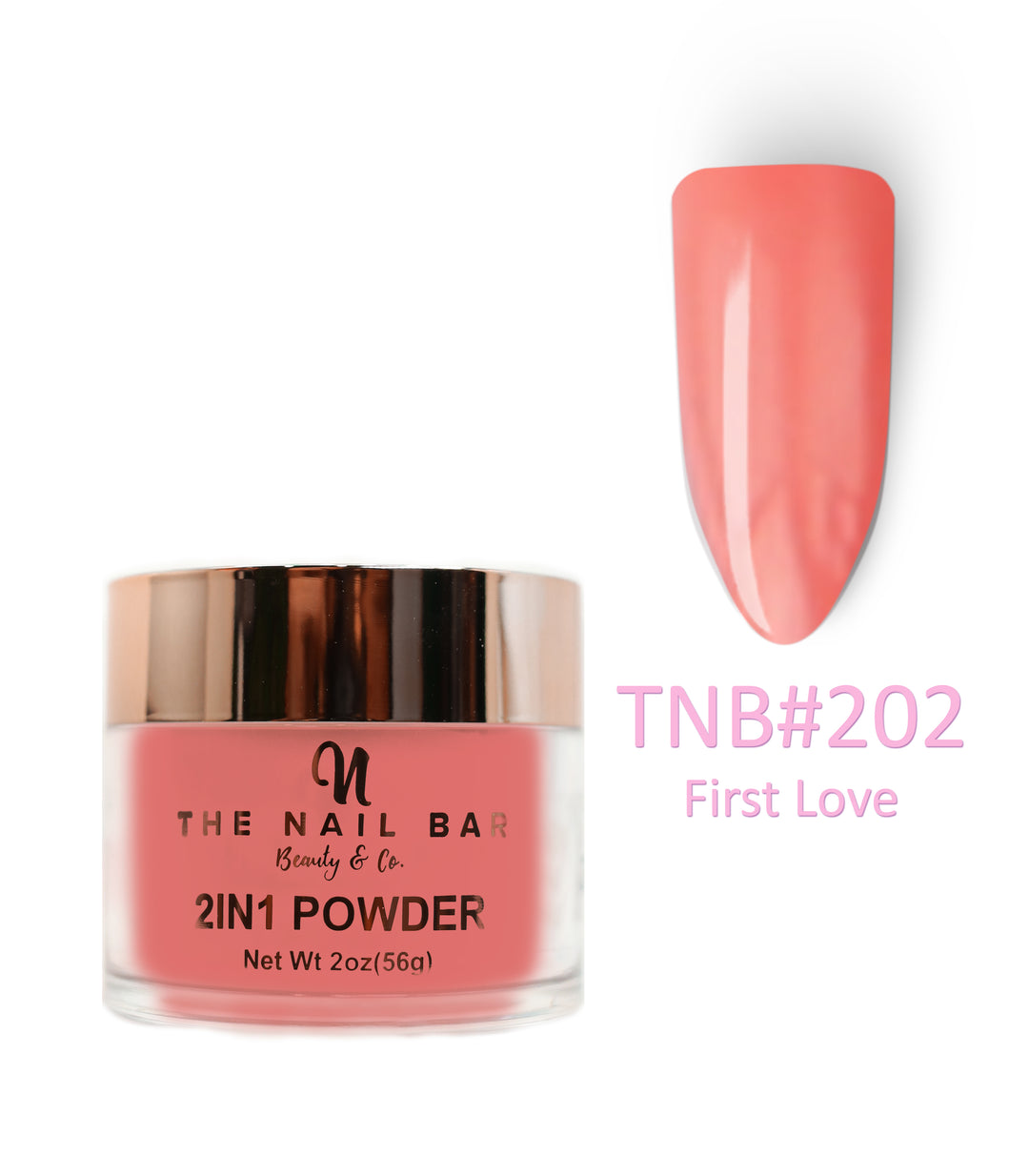 2-In-1 Dipping/Acrylic colour powder (2oz) - First Love