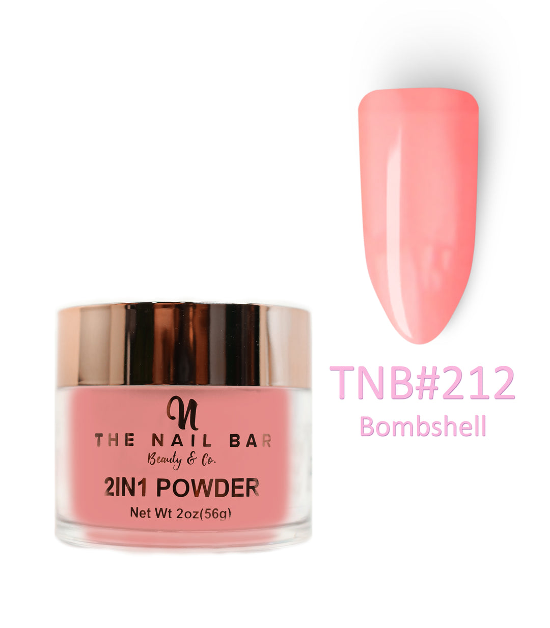 2-In-1 Dipping/Acrylic colour powder (2oz) - Bombshell