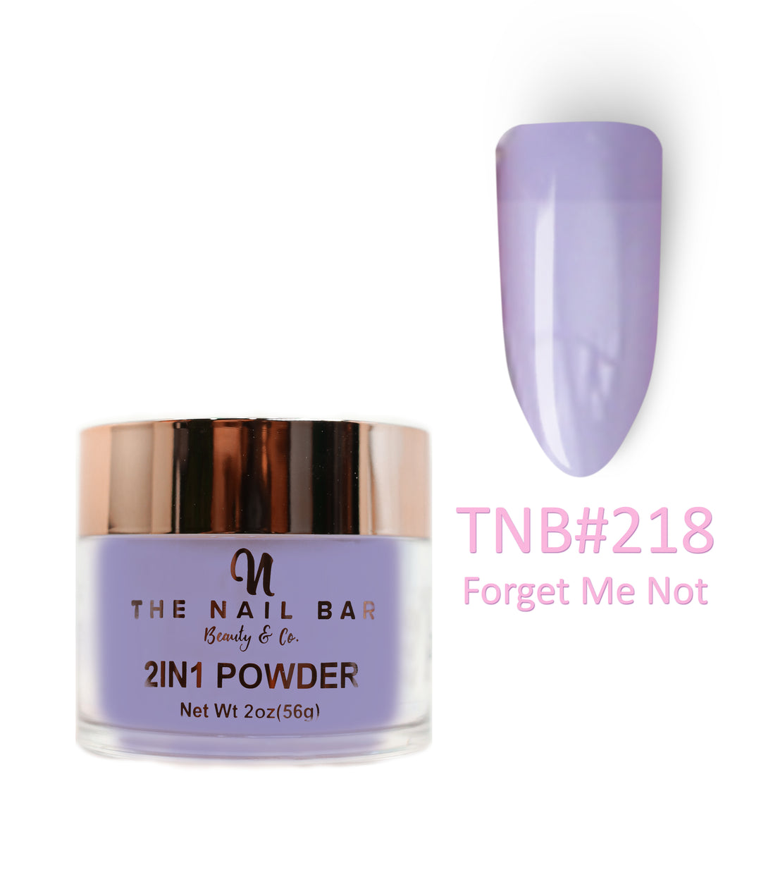 2-In-1 Dipping/Acrylic colour powder (2oz) - Forget Me Not