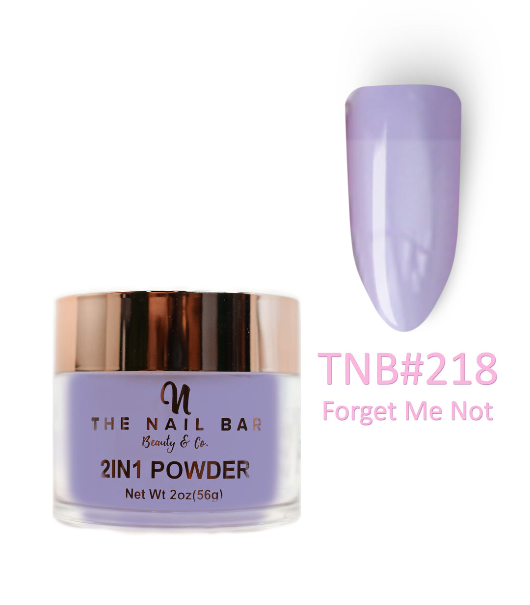 218 – Forget Me Not – 2oz dipping and acrylic powder
