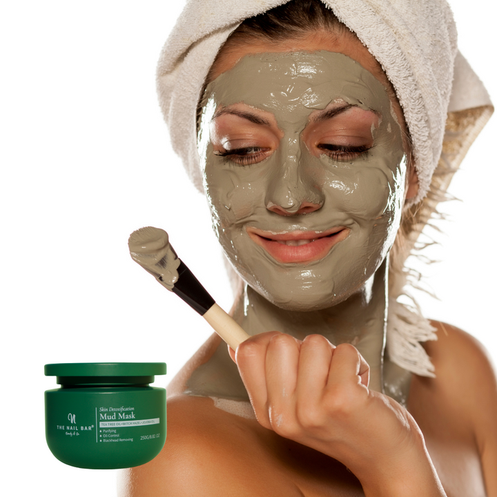 Skin Detoxification Mud Mask TEA TREE OIL + WICH HAZEL + JOJOBA OIL
