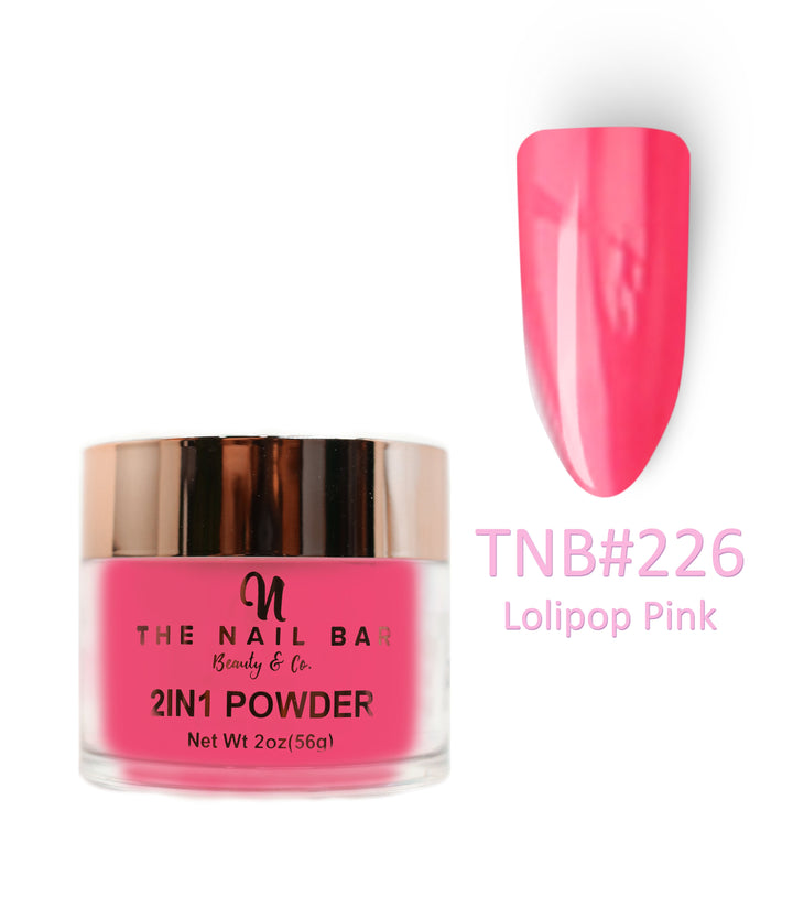 226 – Lolipop Pink – 2oz dipping and acrylic powder