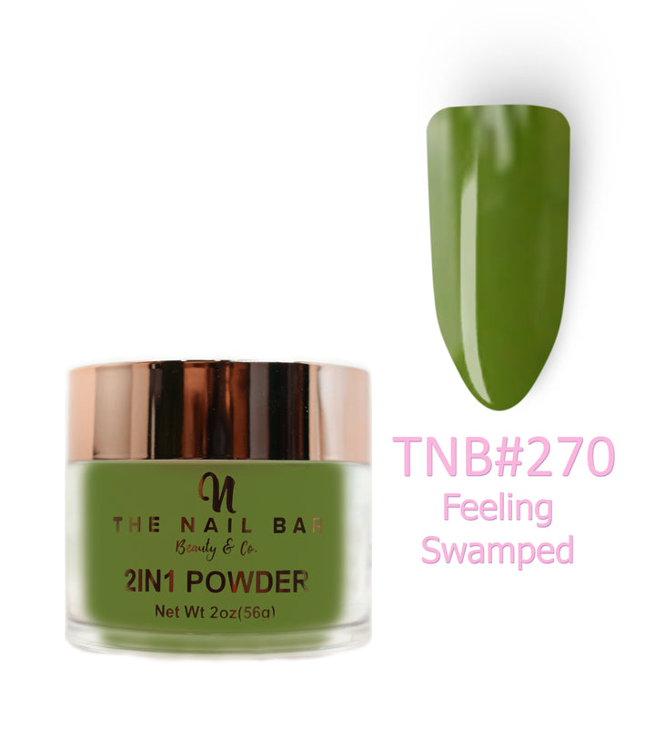 270 – Feeling Swamped – 2oz dipping and acrylic powder
