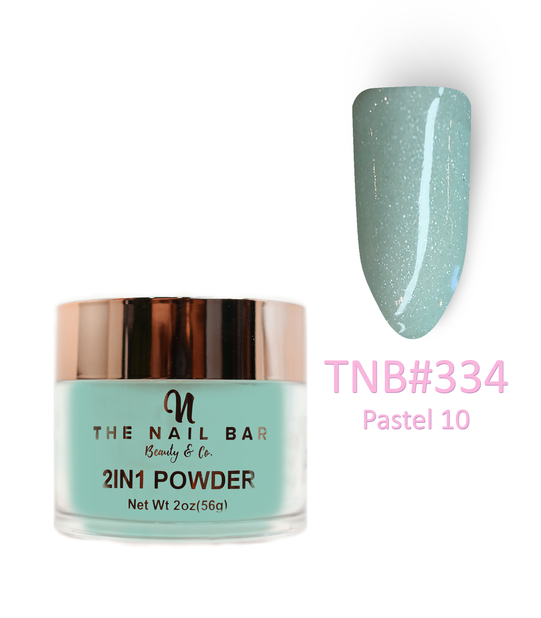334 – Pastel 10 – 2oz dipping and acrylic powder
