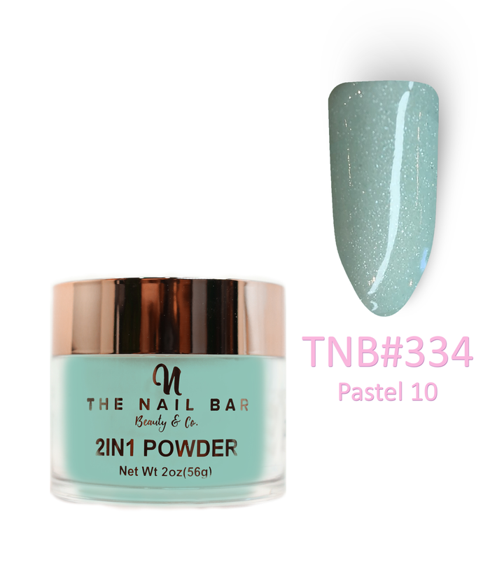 334 – Pastel 10 – 2oz dipping and acrylic powder