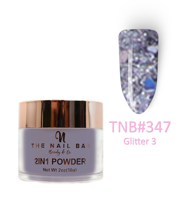 347 – Glitter 3 – 2oz dipping and acrylic powder