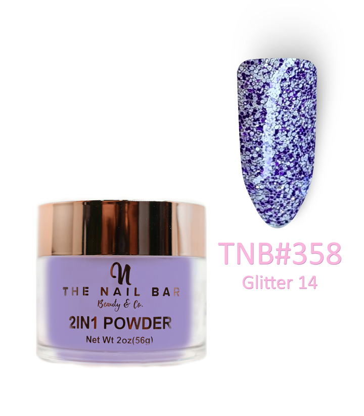 358 – Glitter 14 – 2oz dipping and acrylic powder