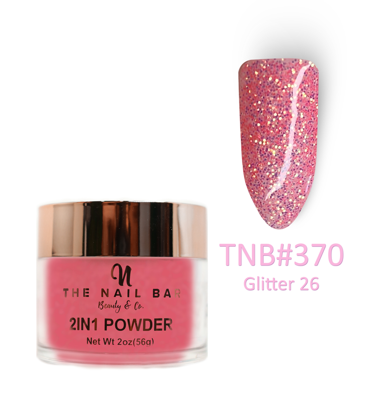 370 – Glitter 26 – 2oz dipping and acrylic powder