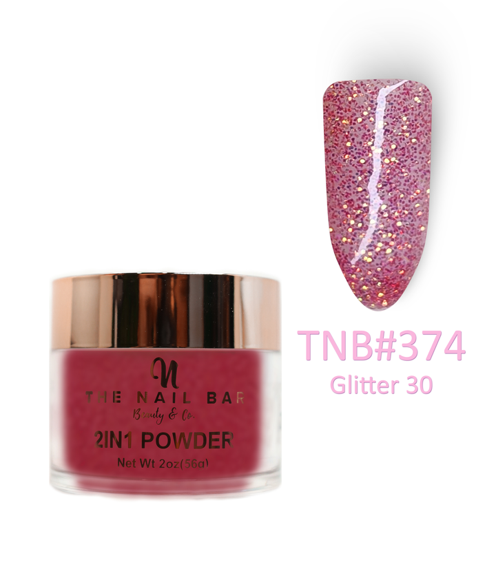 374 – Glitter 30 – 2oz dipping and acrylic powder