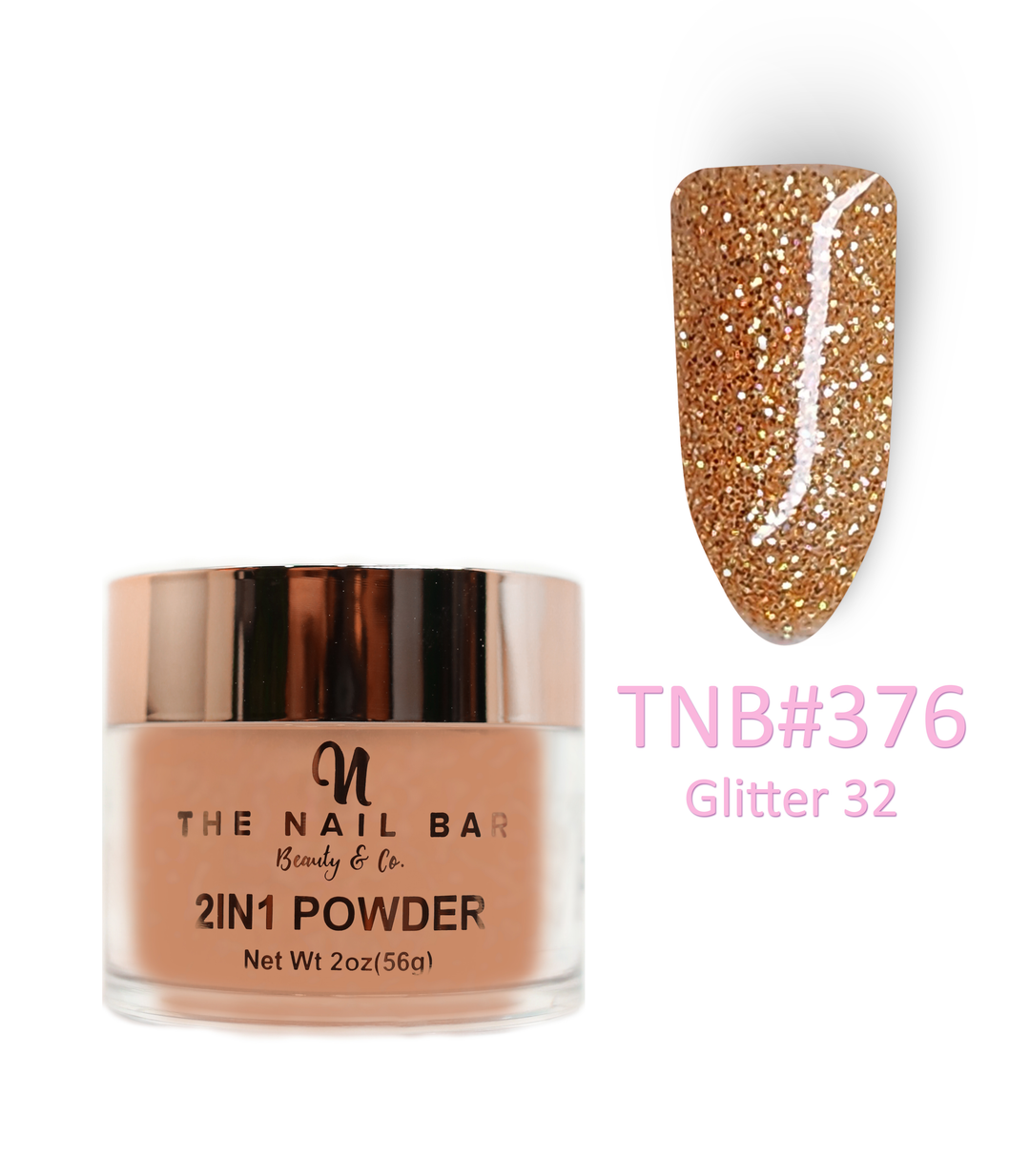 376 – Glitter 32 – 2oz dipping and acrylic powder