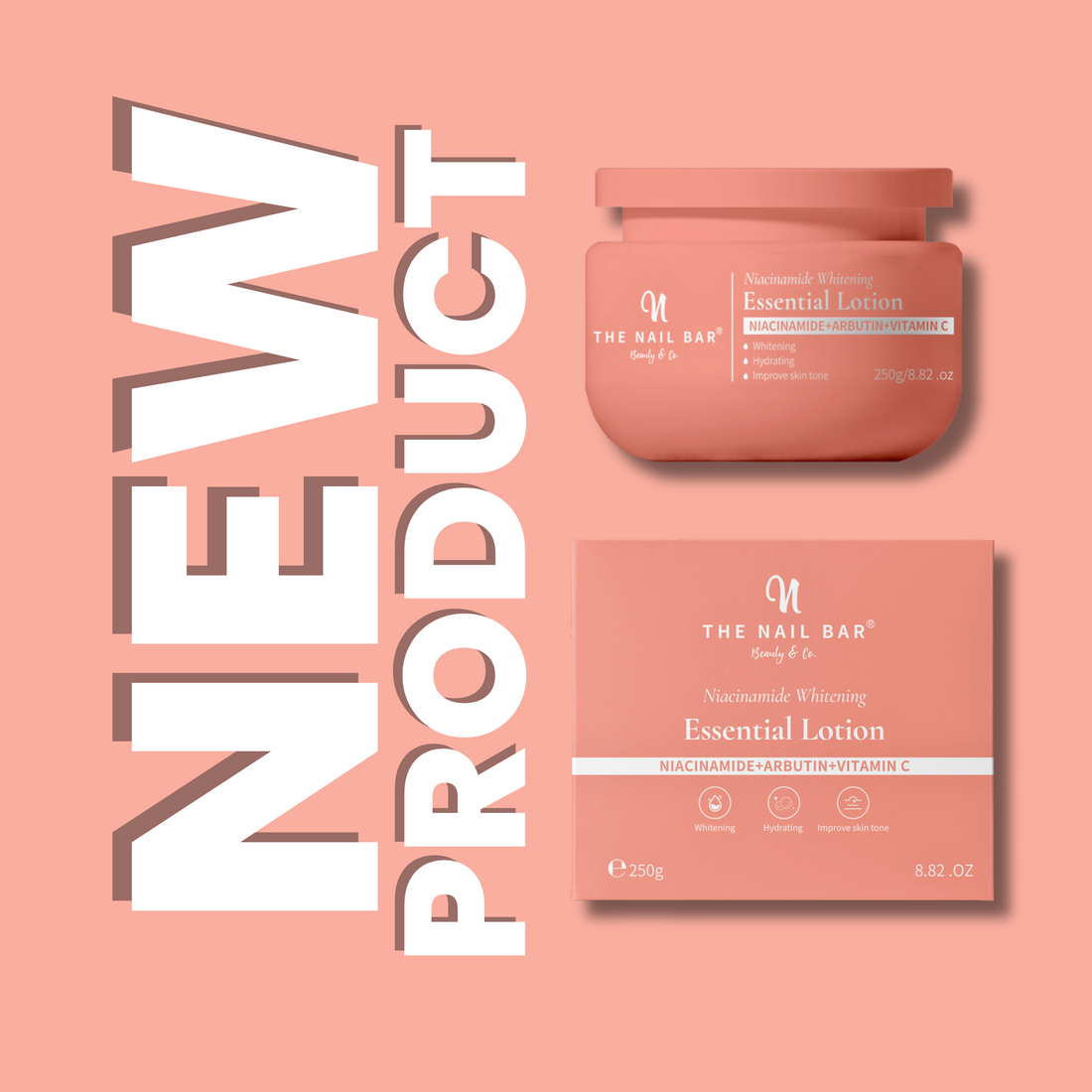 Niacinamide Whitening Essential Lotion – With Arbutin & Vitamin C - The Nail Bar Beauty & Co.