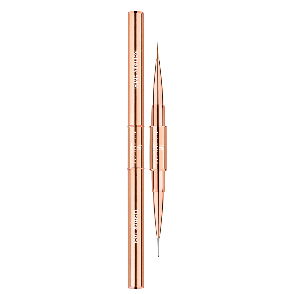 Dual Liner Brush - 100% Kolinsky - The Nail Bar Beauty & Co.