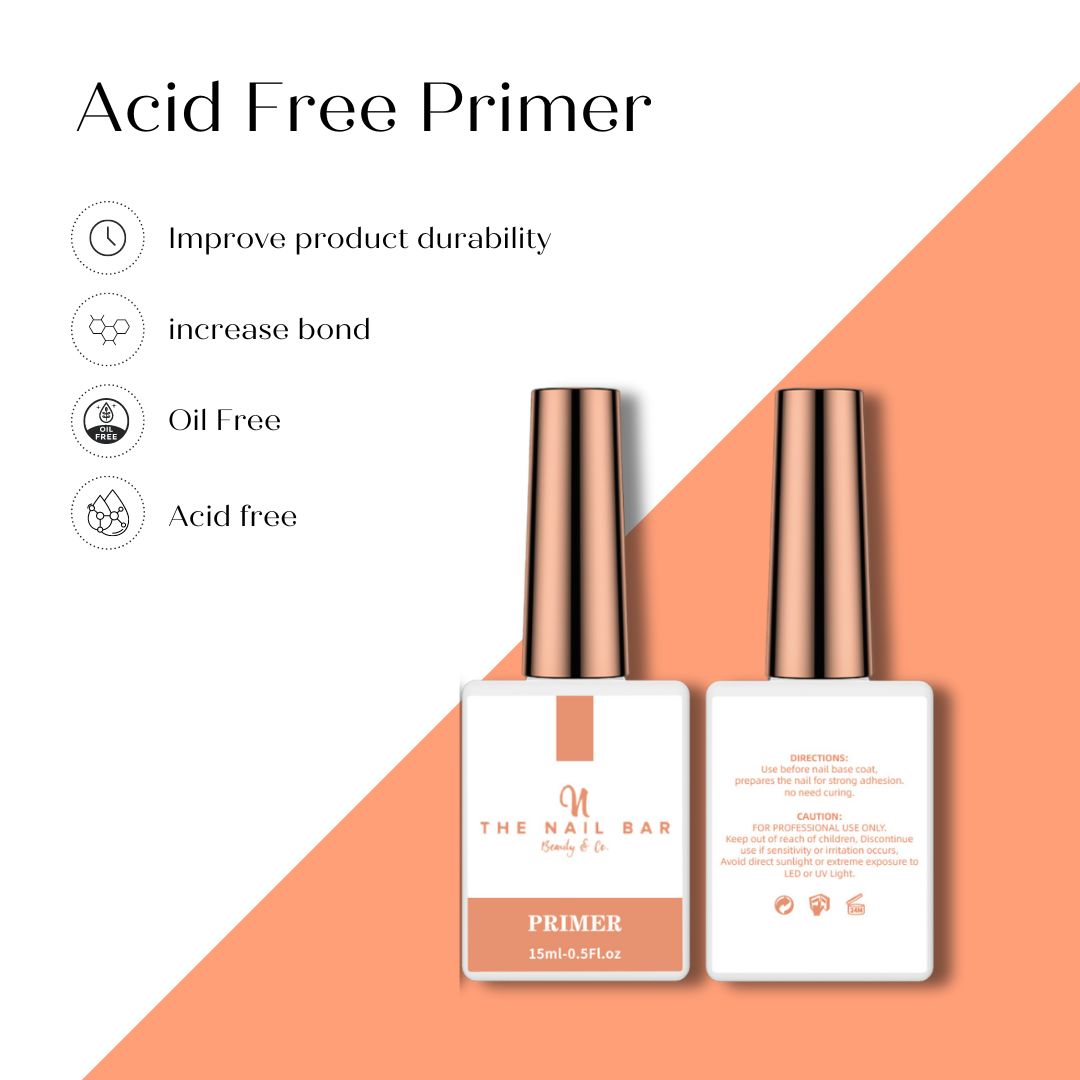 Acid Free Primer - The Nail Bar Beauty & Co.