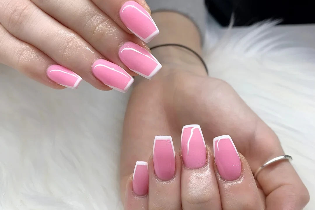 Builder gel nails at The Nail Bar Chinatown
