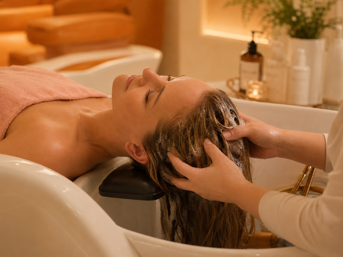 Head spa at The Nail Bar Beauty & Co.