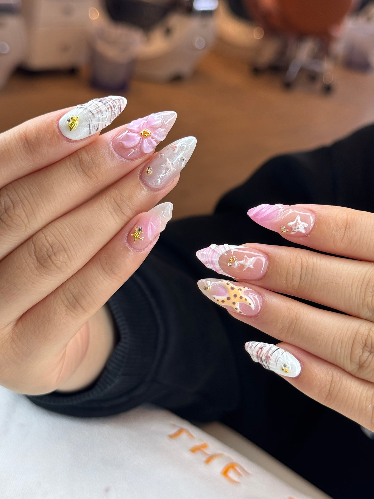 Finished nail look at The Nail Bar Beauty & Co.