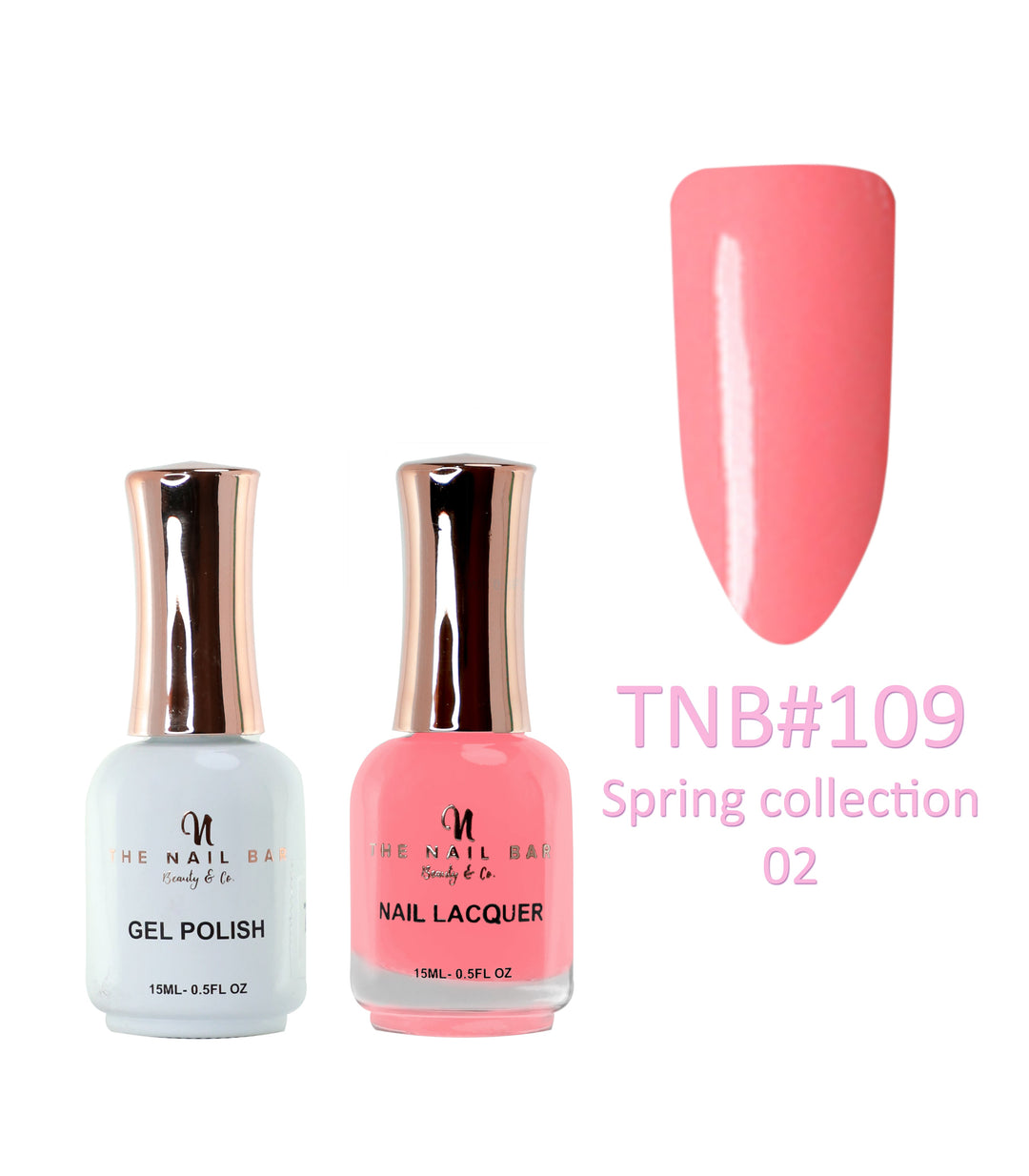 TNBDUAL109 – Dual Polish/Gel colour matching (15ml) - Spring collection 02