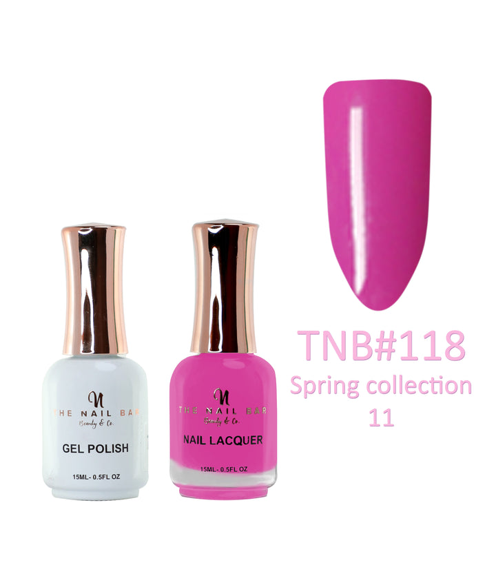 TNBDUAL118 – Dual Polish/Gel colour matching (15ml) - Spring collection 11