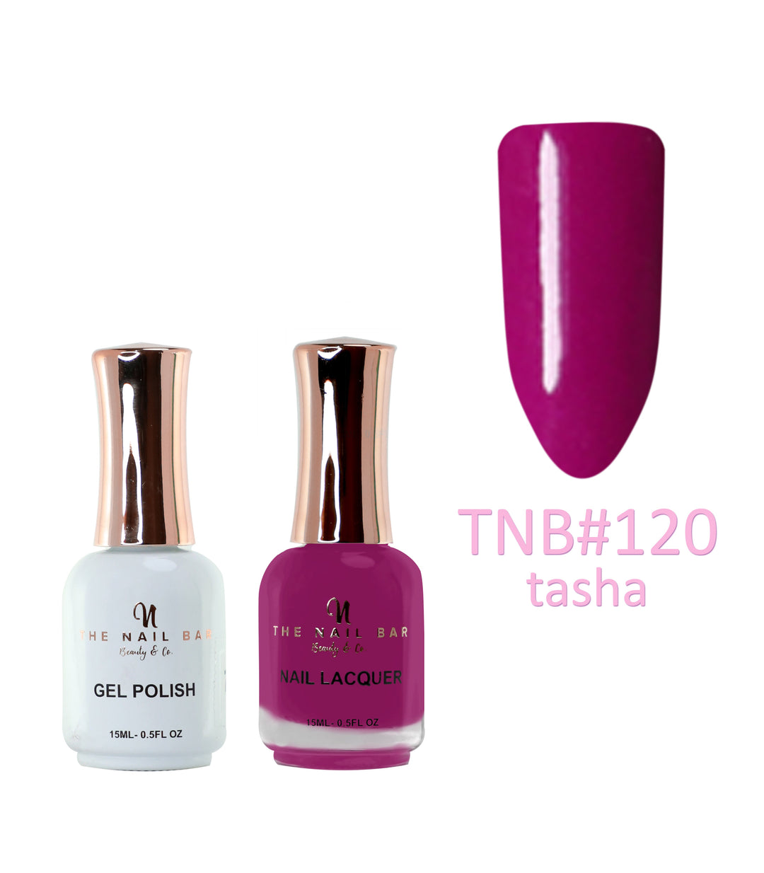 TNBDUAL120 – Dual Polish/Gel colour matching (15ml) - Tasha