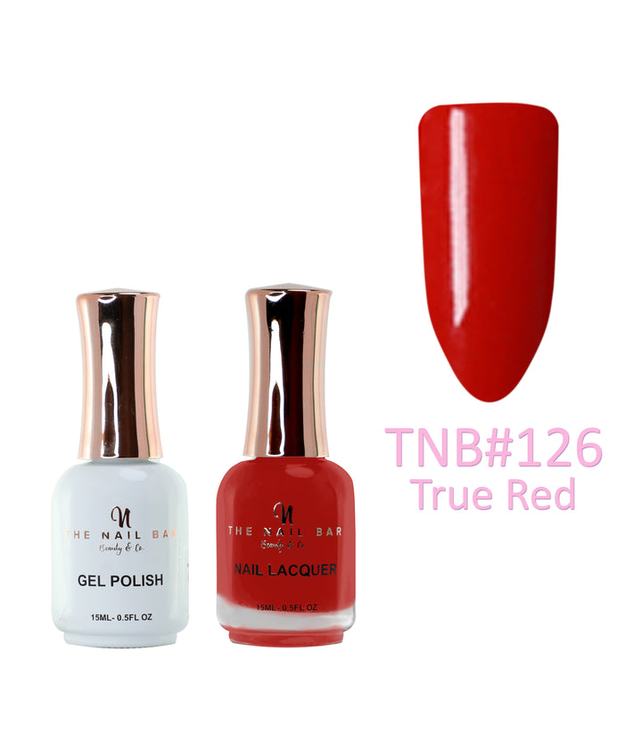 TNBDUAL126 – Dual Polish/Gel colour matching (15ml) - True Red