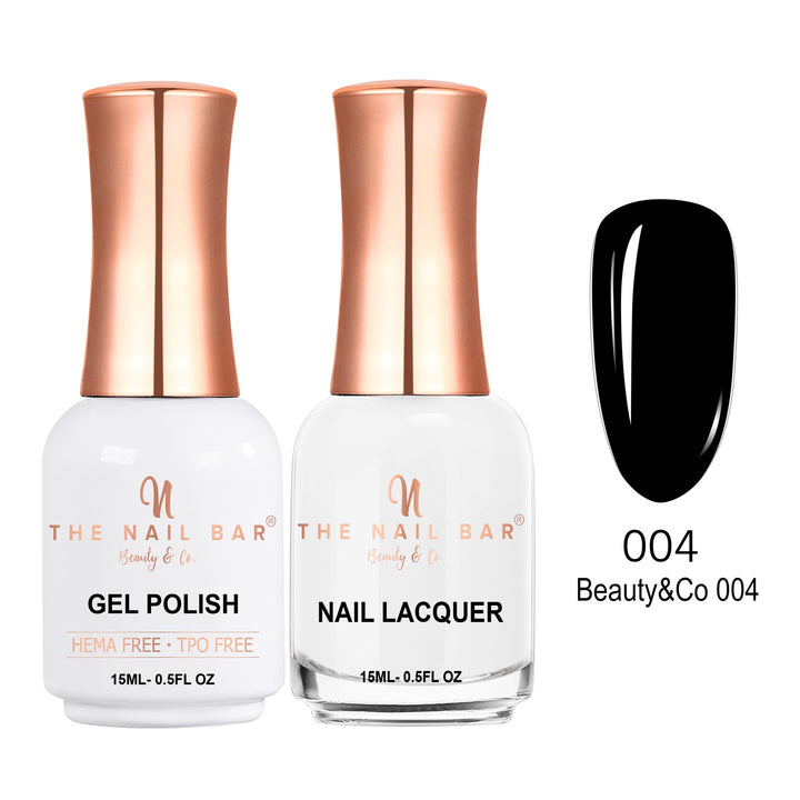 Dual 004 – Beauty &amp; Co 004 matching 15ml gel polish and nail lacquer set