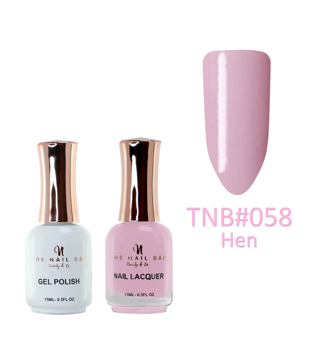 TNBDUAL058 – Dual Polish/Gel colour matching (15ml) - Hen