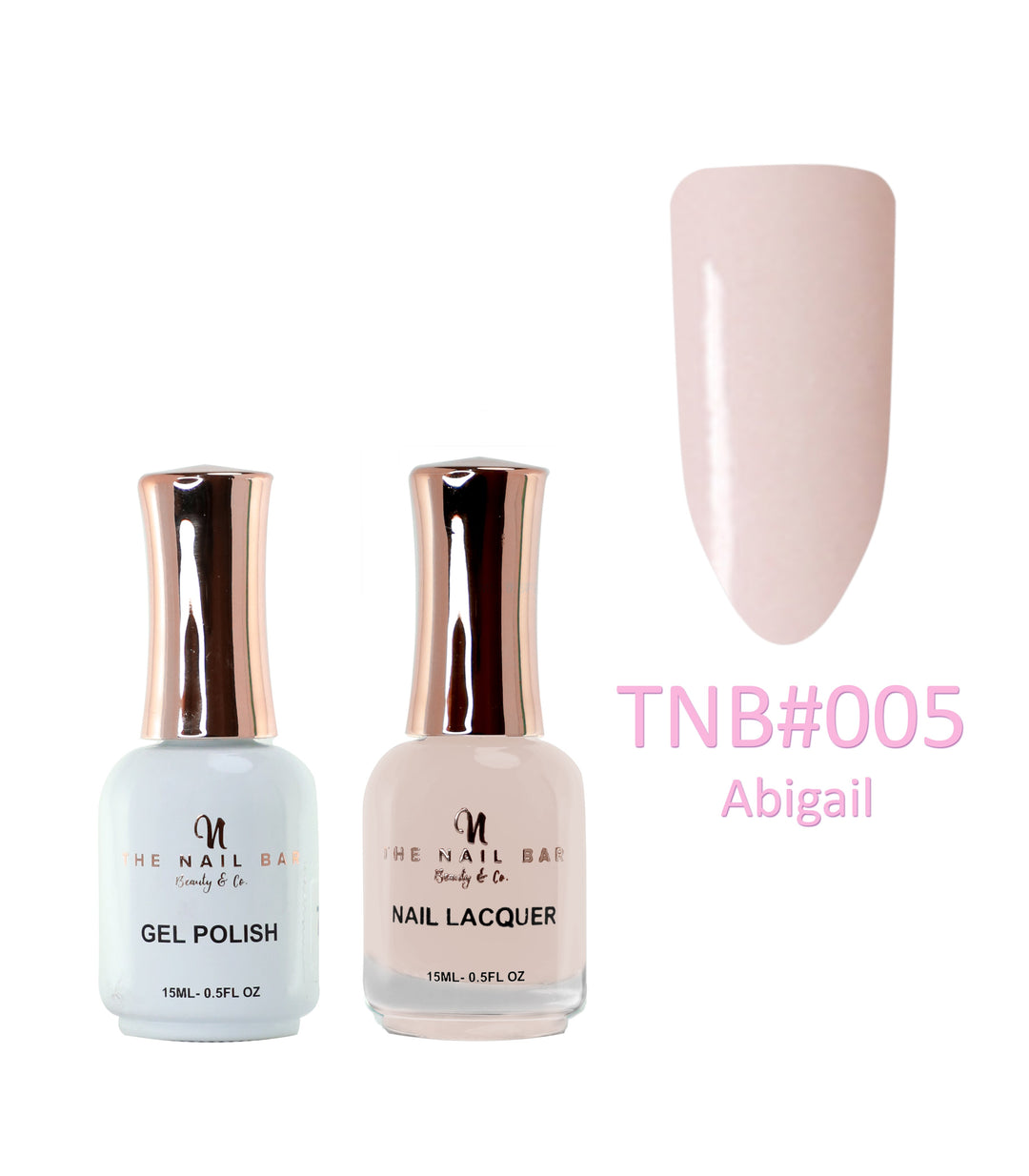 TNBDUAL005 – Dual Polish/Gel colour matching (15ml) - Abigail