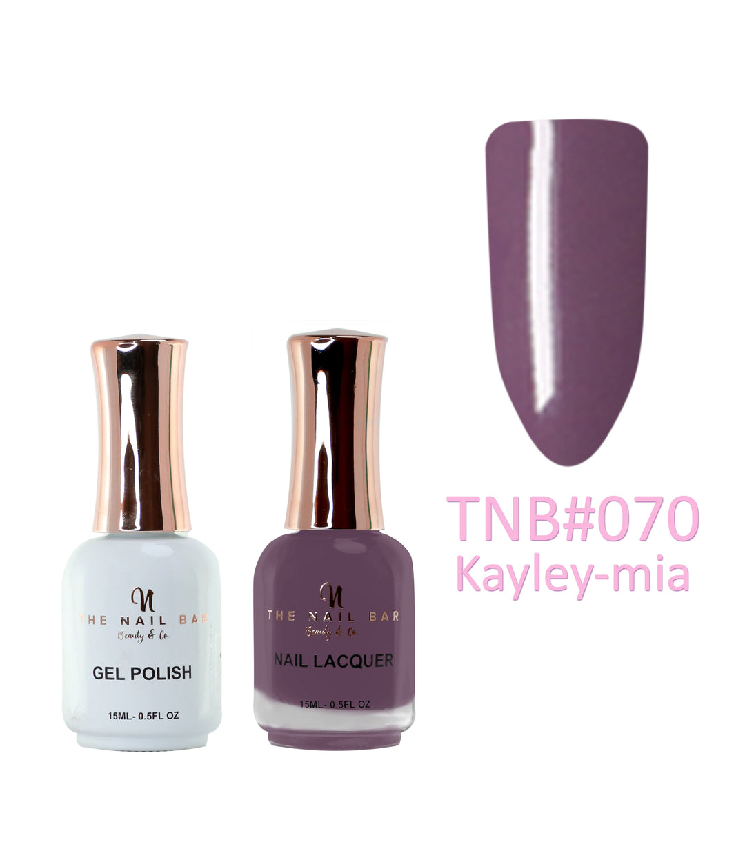 TNBDUAL070 – Dual Polish/Gel colour matching (15ml) - Kayley-mia