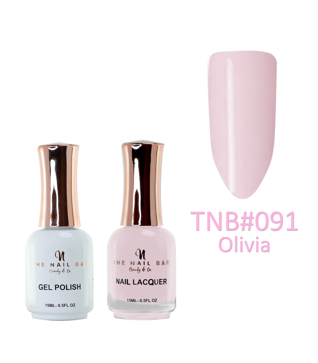 TNBDUAL091 – Dual Polish/Gel colour matching (15ml) - Olivia