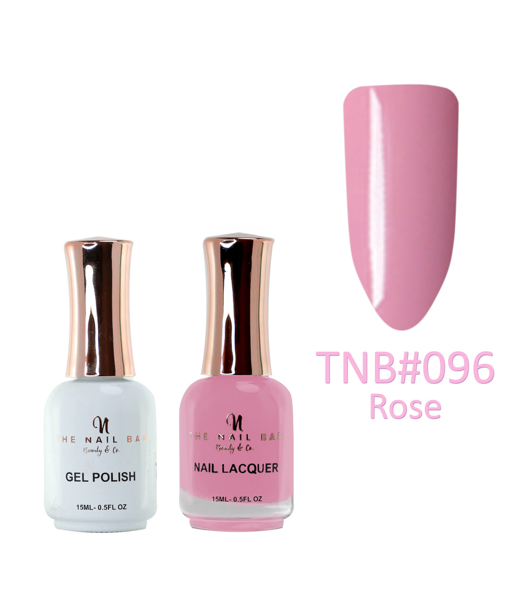 TNBDUAL096 – Dual Polish/Gel colour matching (15ml) - Rose
