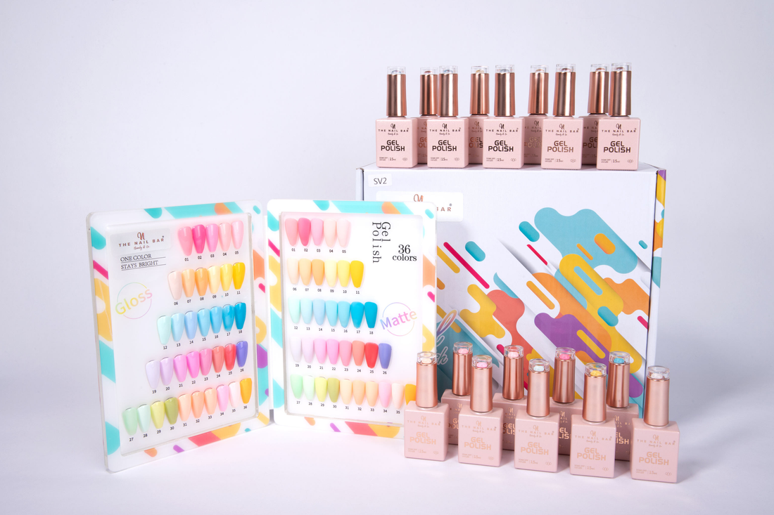 36-Colour Pastel Gel Collection – Creamy, Wearable, Salon-Grade Finish