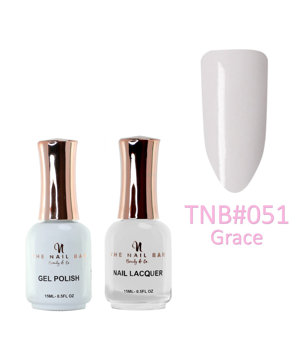 TNBDUAL051-PKG – Grace matching gel polish and nail lacquer set