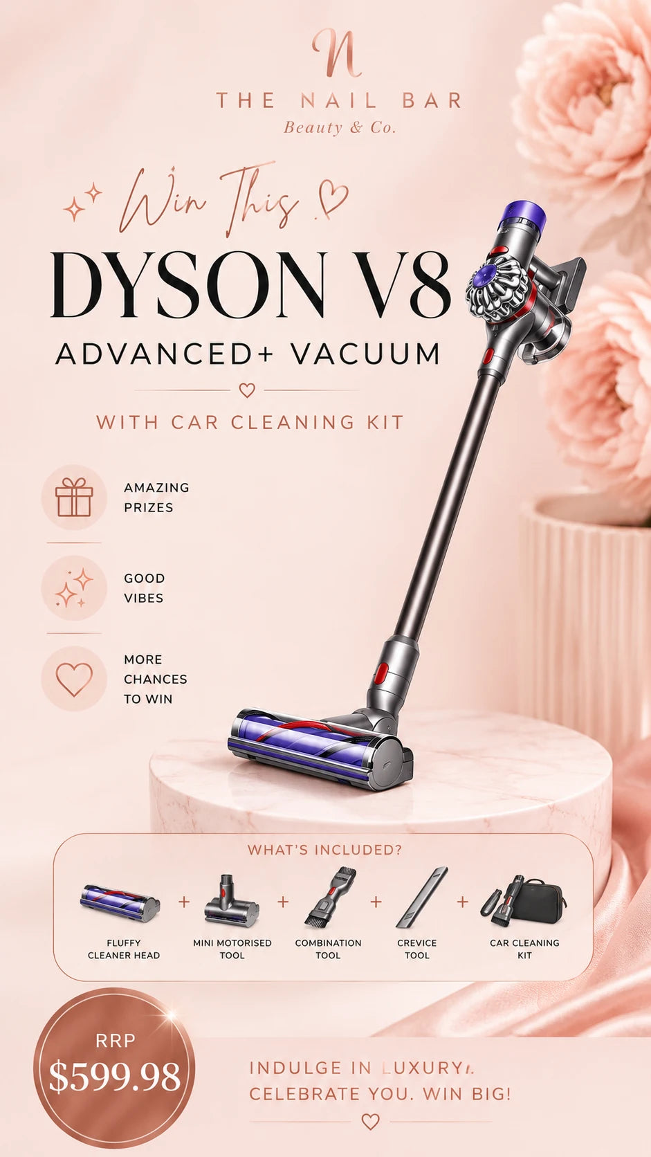 Dyson V8 Advanced cordless vacuum and car cleaning kit