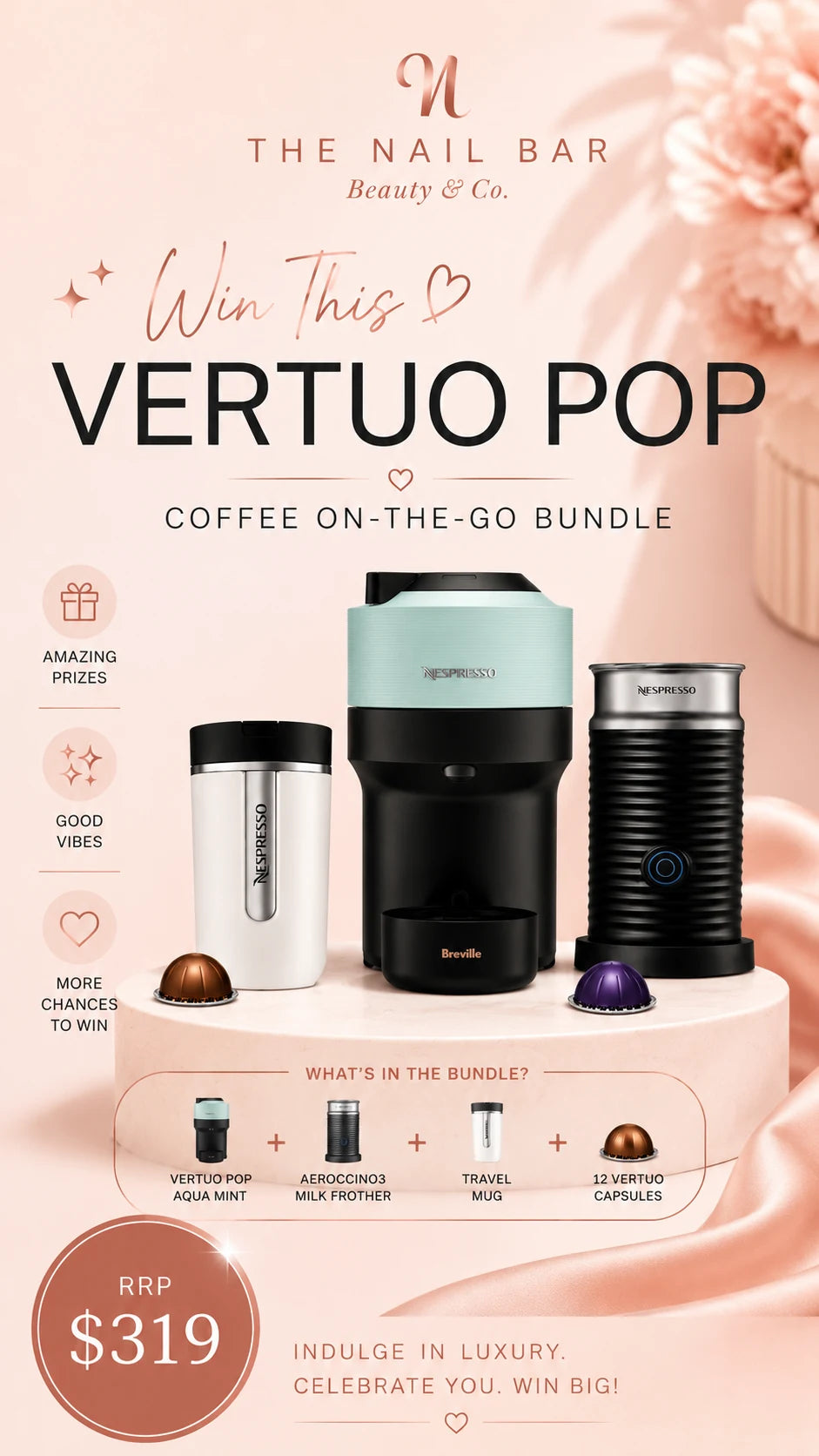 Nespresso Vertuo Pop coffee bundle