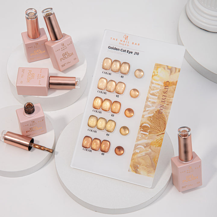 J10 gel polish set – IMG_9541 – product and colour swatch chart